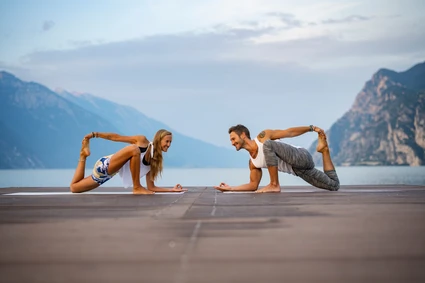 Lezione privata di Yoga a Riva del Garda 2